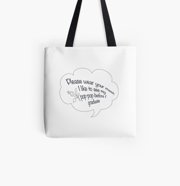 i like to see my pop pop black All Over Print Tote Bag RB2805 product Offical Pop Smoke Merch