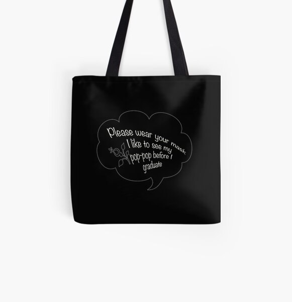 i like to see my pop pop white All Over Print Tote Bag RB2805 product Offical Pop Smoke Merch