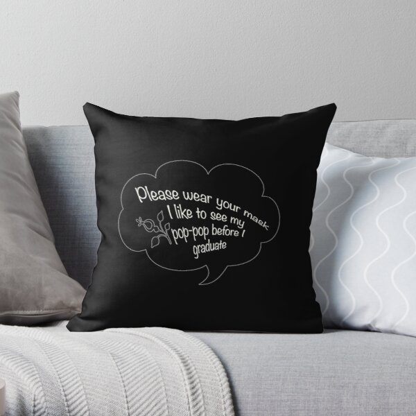 i like to see my pop pop white Throw Pillow RB2805 product Offical Pop Smoke Merch