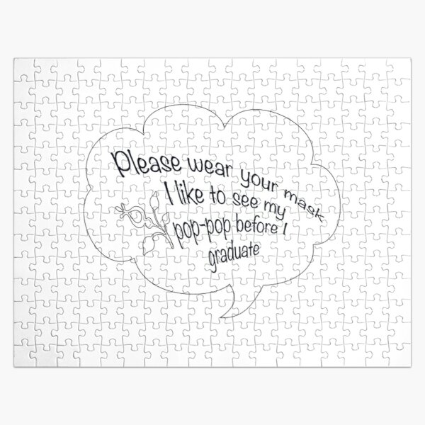 i like to see my pop pop black Jigsaw Puzzle RB2805 product Offical Pop Smoke Merch