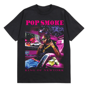 Áo phông Pop Smoke X Vlone King Of Ny PS2311