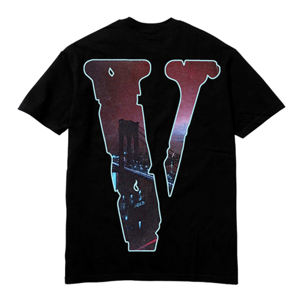 Pop Smoke X Vlone Wraith Black T-shirt PS2311