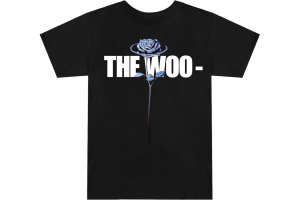 Pop Smoke x Vlone The Woo T-Shirt Đen PS2311