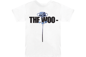 Pop Smoke x Vlone The Woo T-Shirt Trắng PS2311
