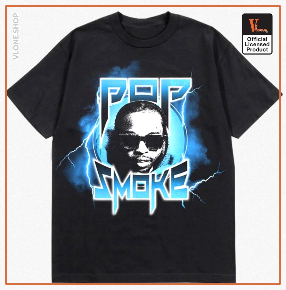 Pop Smoke Thunder T Shirt 1 1 - Pop Smoke Merch