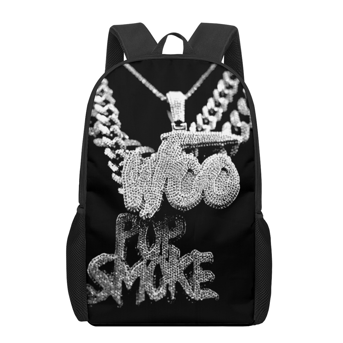 Pop Smoke Rapper Kids School Bags 3D Book Bag Men 16 Inch Backpack For Teen Boys 2 1 - Pop Smoke Merch